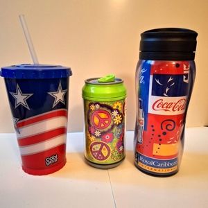 Vintage thermal cups 3 of them